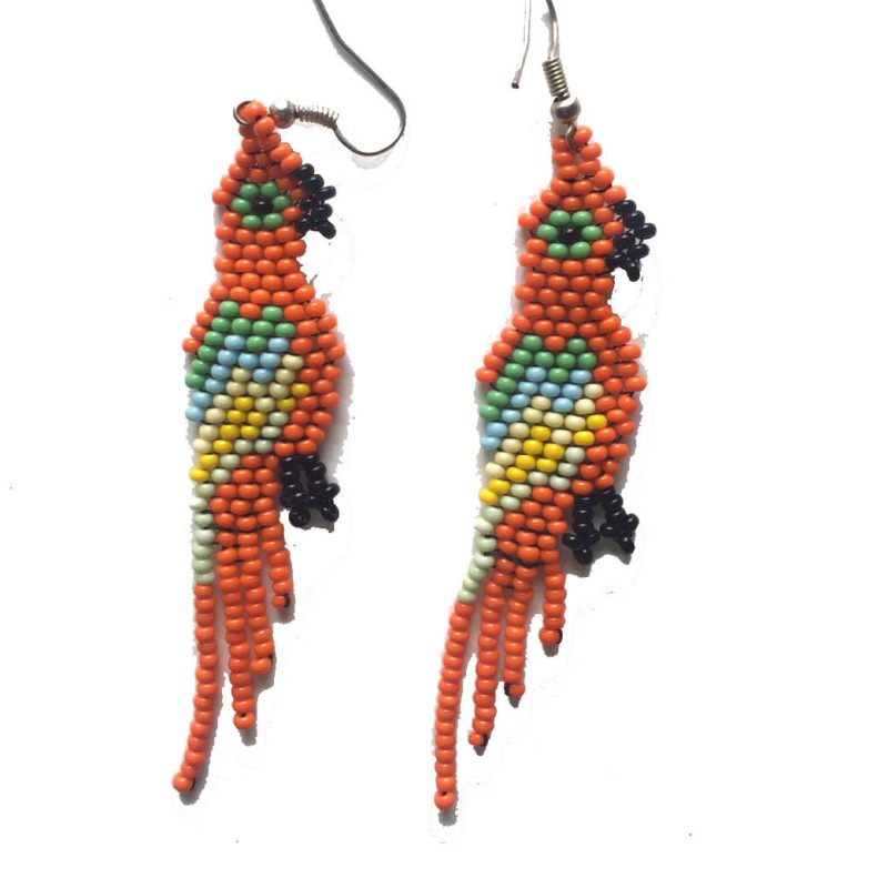 earrings parrot